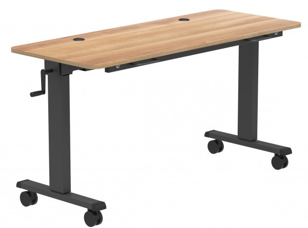 EBSCO Industries Adjustable Height Flip Top meeting Table