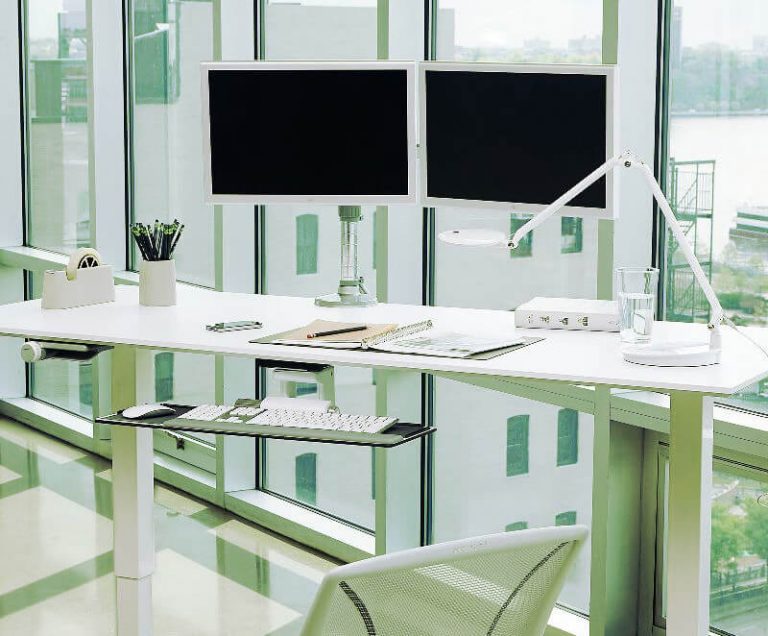 M Flex Multi-Monitor Arm System made by Humanscale