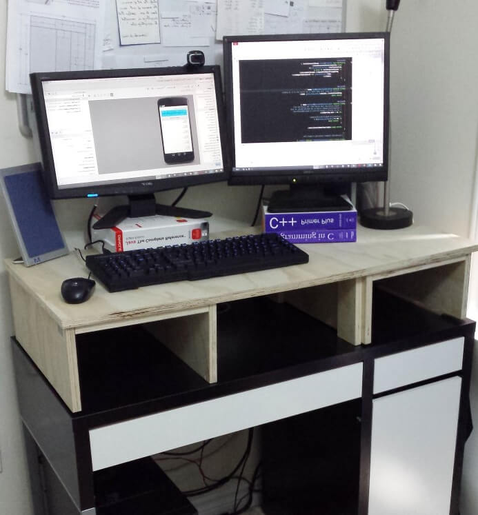 Diy Standing Desk 4 Ideas For A Diy Sit Stand Workstation Gostanding