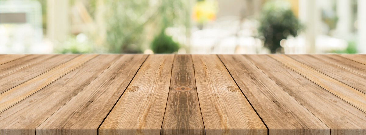 Desk made of reclaimed wood