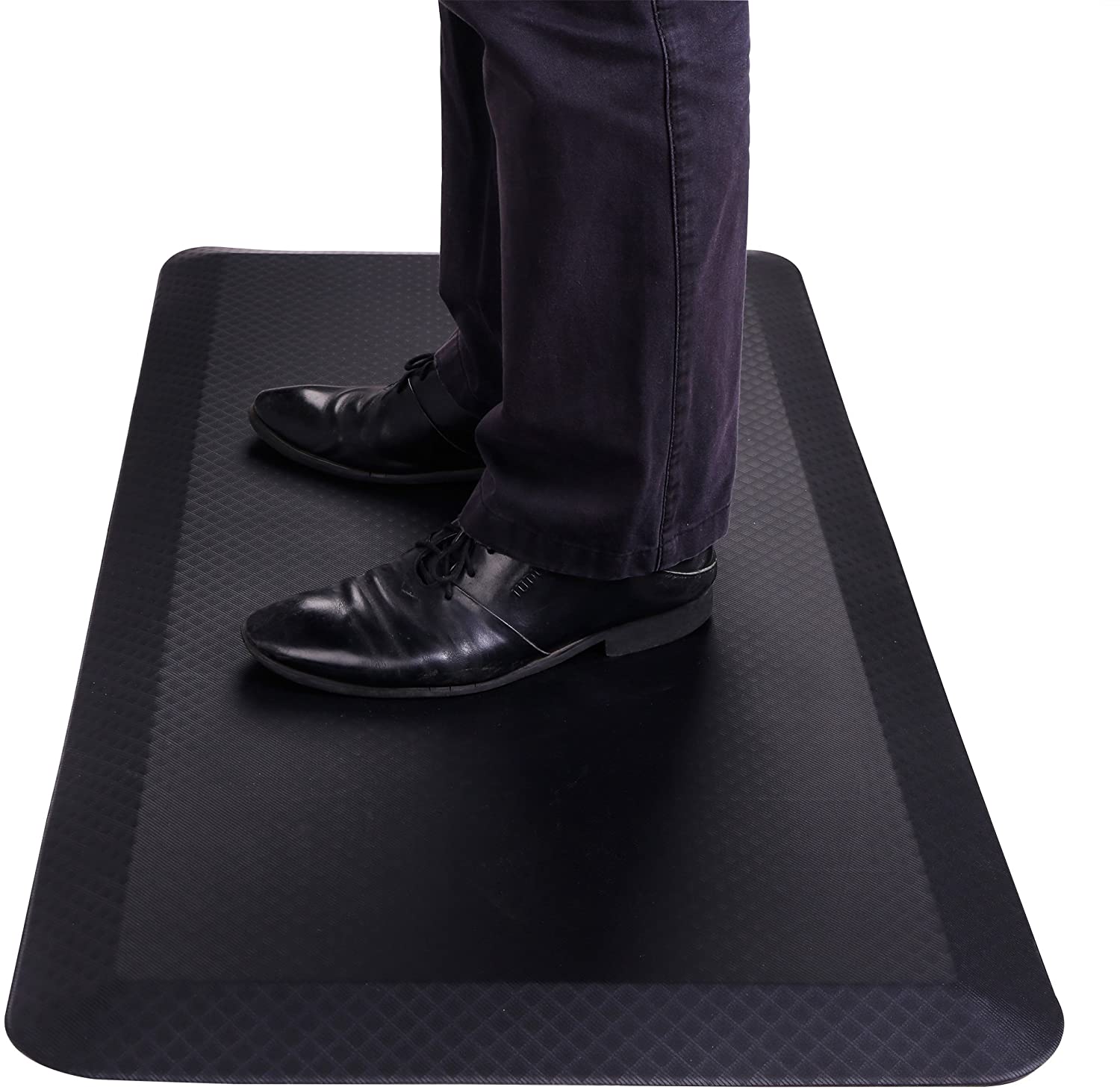 New 4 PCS Kitchen Mat Standing Desk Mat Rug Anti-Fatigue Floor Mat 20" x 36" P48 
